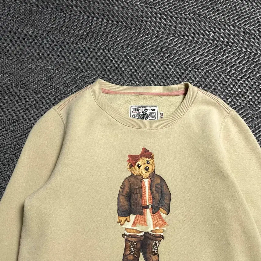 [BUNJANG] Tini Wini Teddy Bear Big Logo Sweatshirt / 티니위니 테디 베어 빅로고 맨투맨o 5244