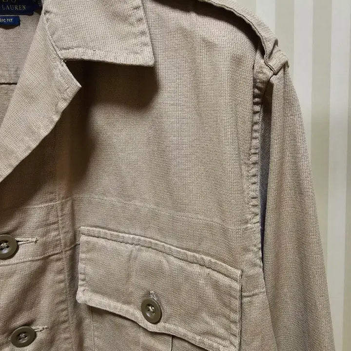 [BUNJANG] Polo Cotton Field Jacket / 폴로 자켓 코튼 M