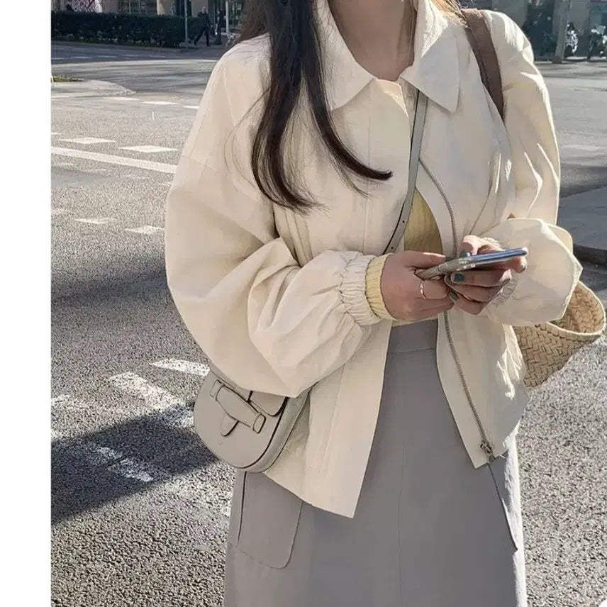 [BUNJANG] Spring Blouson Jacket / 봄블루종 새제품