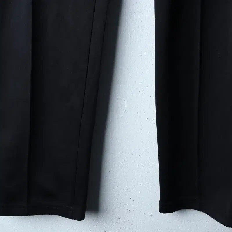 [BUNJANG] Asics Training Pants Black / (L-XL) 아식스 트레이닝복 바지 기능성 밴딩 블랙 무지-253B