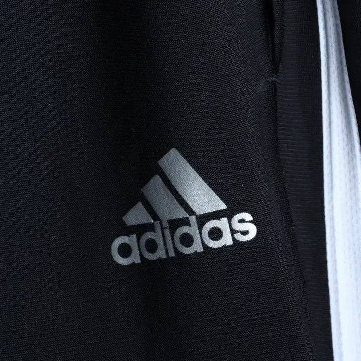 [BUNJANG] Adidas Training Pants Black Old School / (M-L) 아디다스 트레이닝복 바지 오버핏 블랙 삼선 올드스쿨-253E
