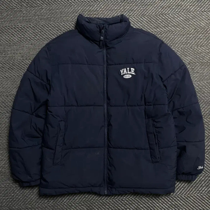 [BUNJANG] YALE Logo Basic Puffer Jacket / YALE 예일 로고 베이직 푸퍼 패딩o 5253
