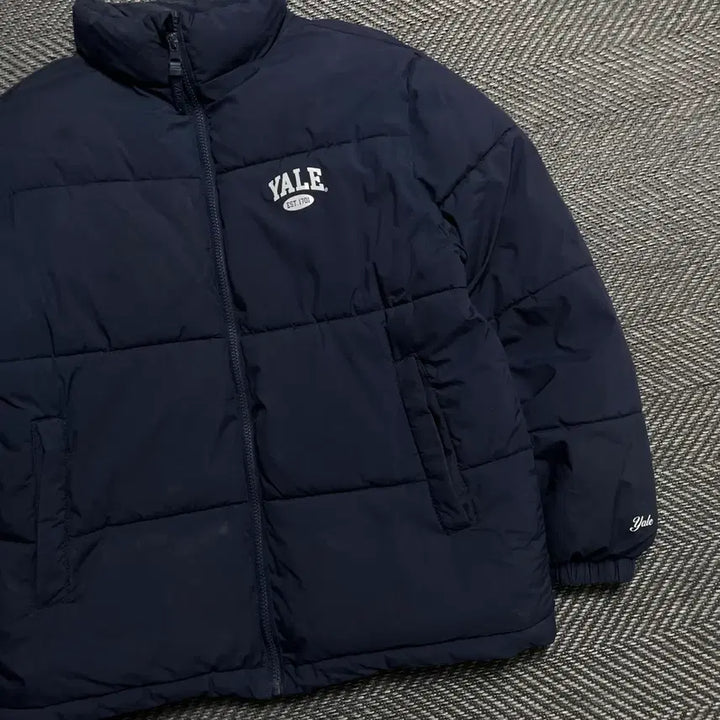 [BUNJANG] YALE Logo Basic Puffer Jacket / YALE 예일 로고 베이직 푸퍼 패딩o 5253