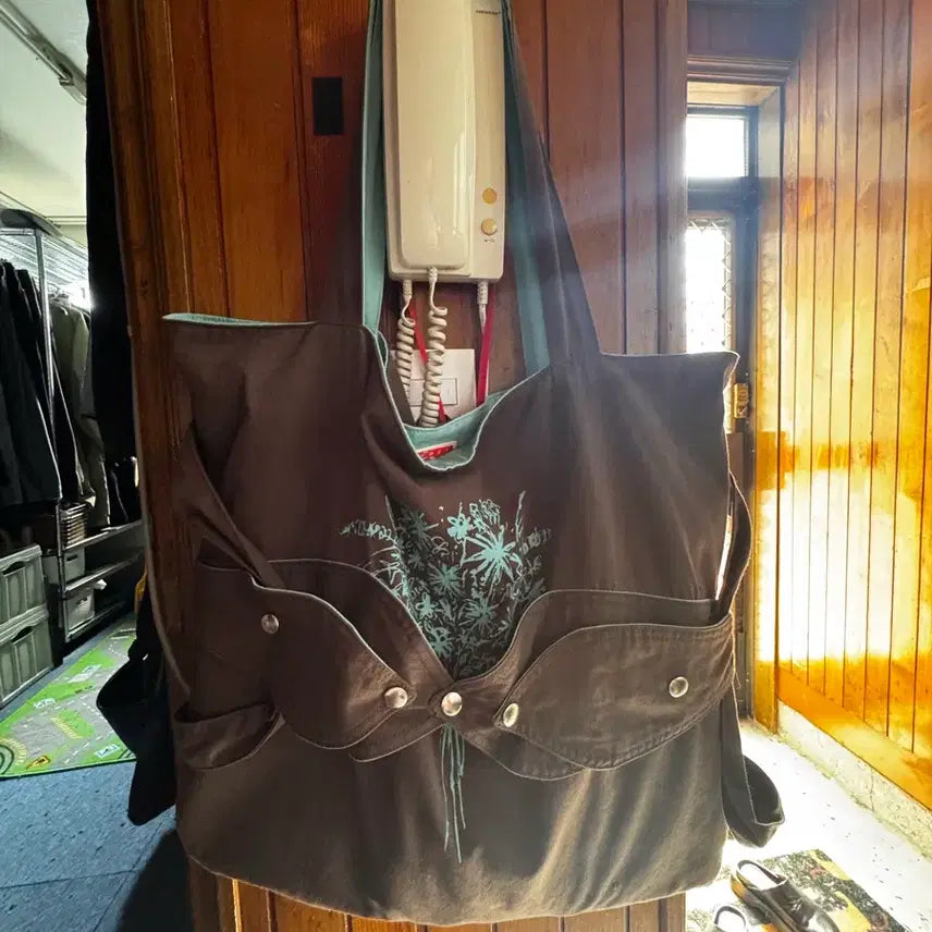 [SOLD OUT] 꽃 ggott 부케백 민트/브라운