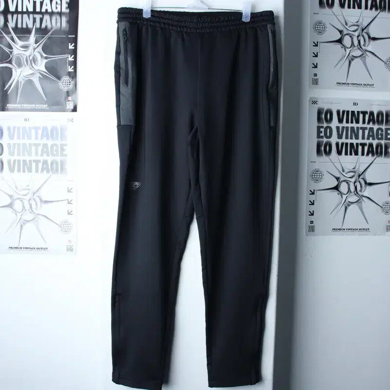 [BUNJANG] Dynafit Training Pants Black / (XL-2XL) 다이나핏 트레이닝복 바지 기능성 밴딩 블랙-2546