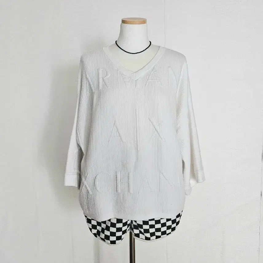 [BUNJANG] Armani Exchange V-Neck Knit Sweater / 아르마니 익스체인지  V넥 니트