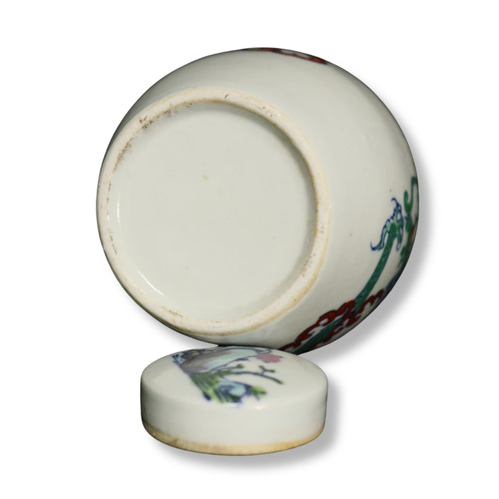 [BUNJANG] Qing Dynasty Two-Color Dragon Jar / 청대 투채 운룡문 유개호 [중국도자기]
