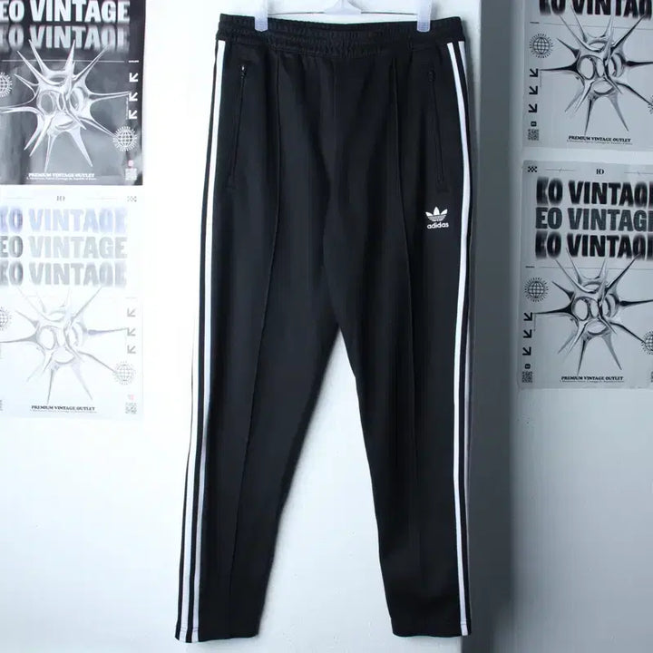 [BUNJANG] Adidas Beckenbauer Training Pants / (L-XL) 아디다스 트레이닝복 바지 베켄바우어 블랙 올드스쿨-2548