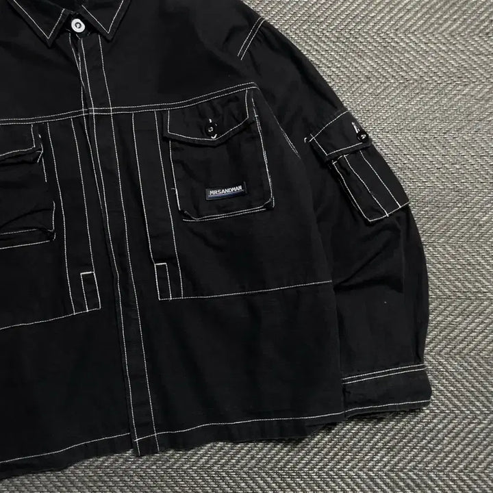 [BUNJANG] mrsandman Archive Stitch Work Shirt Jacket / mrsandman 아카이브 스티치 워크 셔츠 자켓o 5257