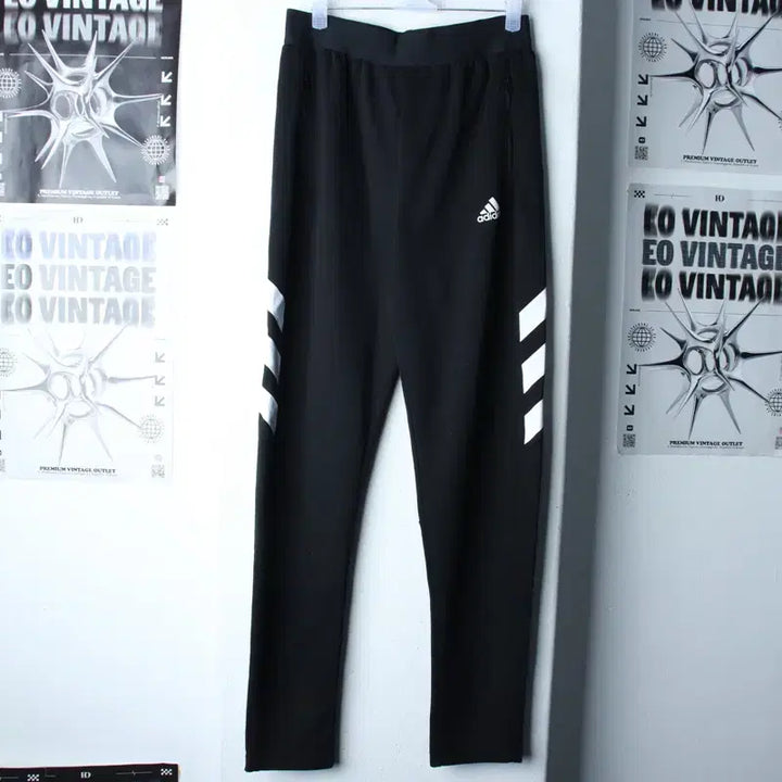 [BUNJANG] Adidas Training Pants Leggings Black Old School / W(S) 아디다스 트레이닝복 바지 레깅스 블랙 올드스쿨-254A