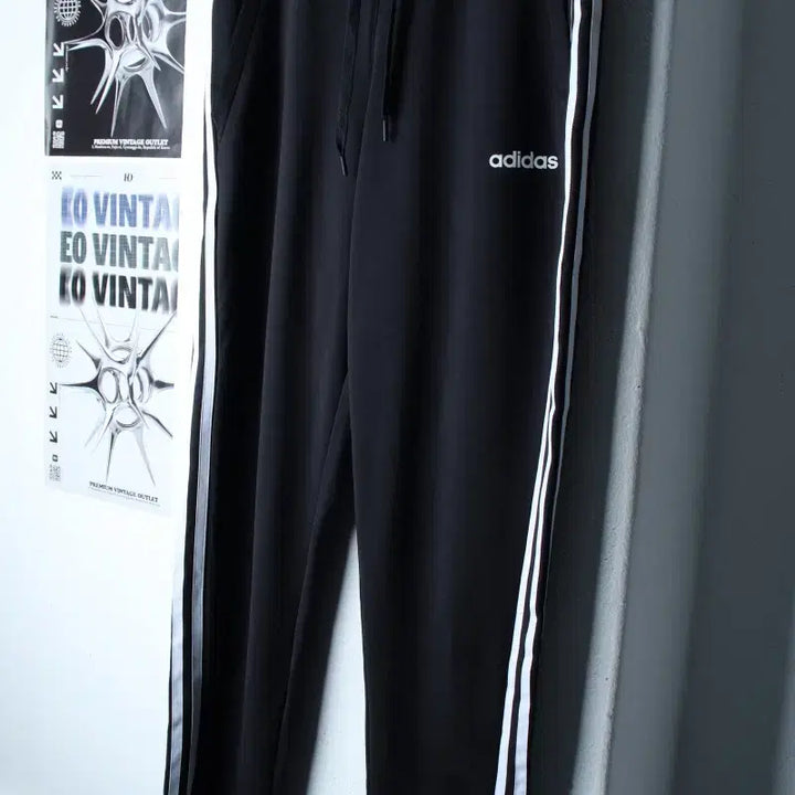 [BUNJANG] Adidas Training Pants Functional Black / W(S-M) 아디다스 트레이닝복 바지 기능성 블랙 삼선-254C