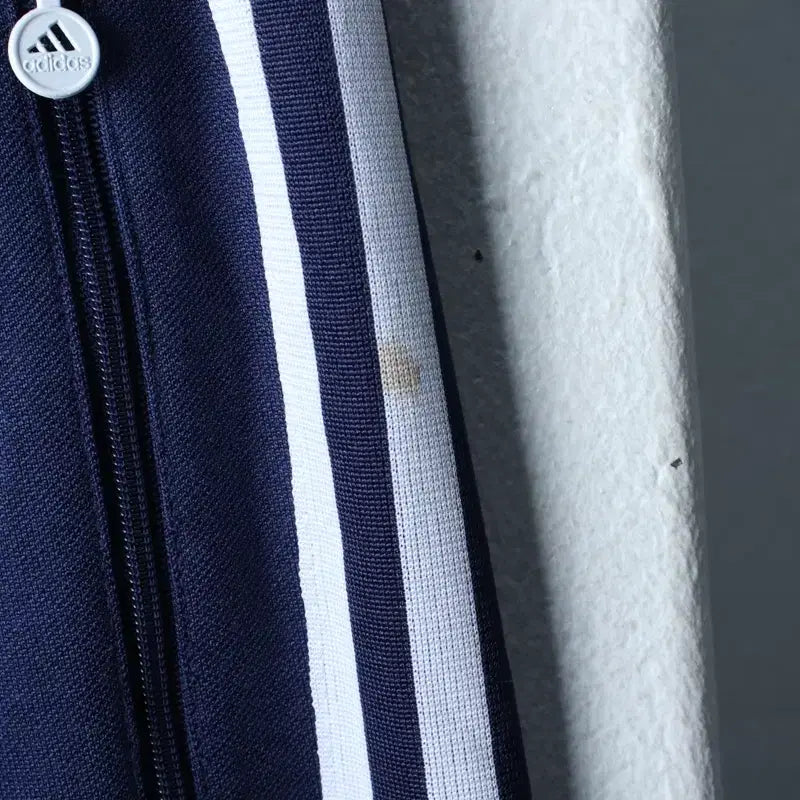 [BUNJANG] Adidas Training Pants Navy / (M-L) 아디다스 트레이닝복 바지 작은오염 네이비 삼선-254D