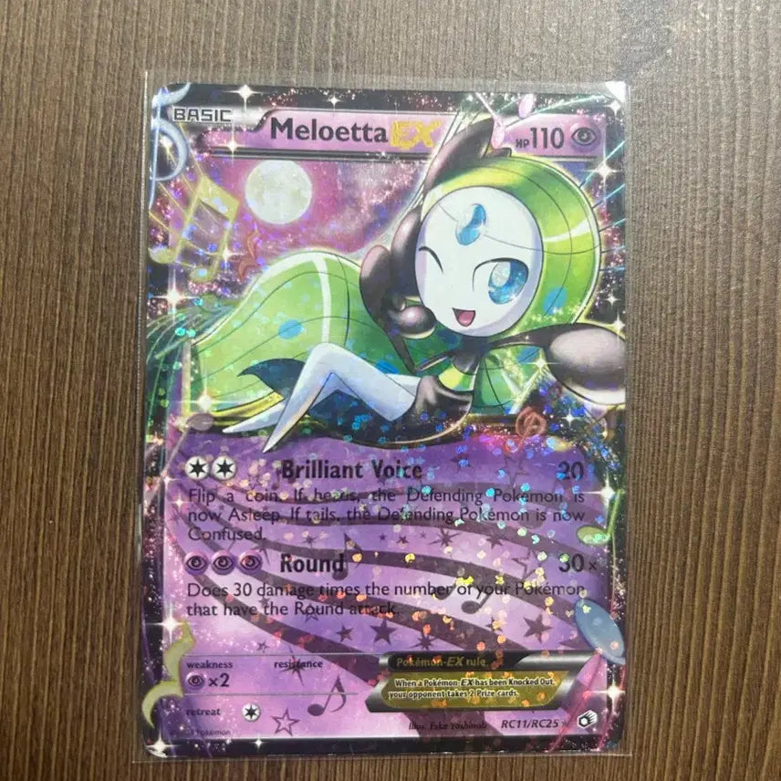 [BUNJANG] Pokemon Meloetta EX Trading Card / 포켓몬카드 메로엣타 북미판 EX 팝니다