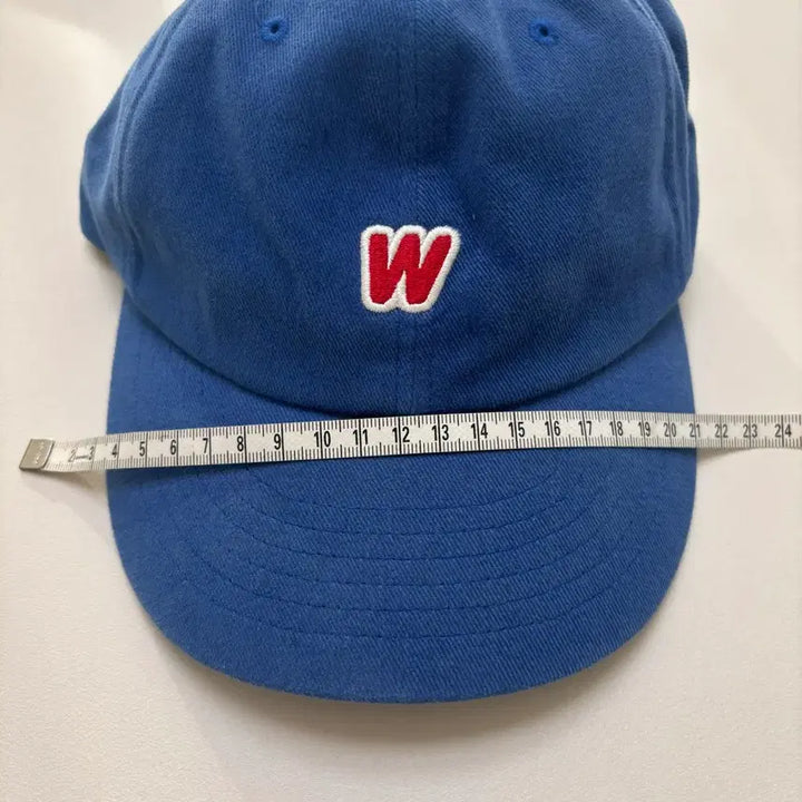 [BUNJANG] WKNDRS W Logo Embroidered Blue Baseball Cap / WKNDRS 위캔더스 W로고 자수 블루 모자 볼캡