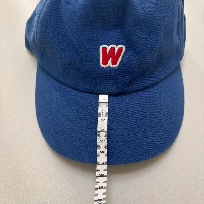 [BUNJANG] WKNDRS W Logo Embroidered Blue Baseball Cap / WKNDRS 위캔더스 W로고 자수 블루 모자 볼캡