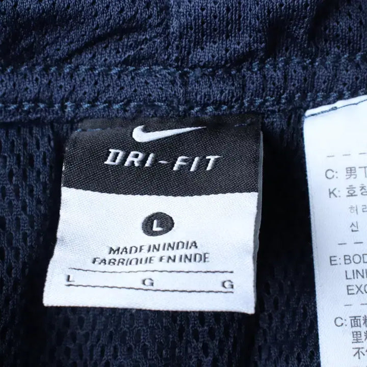 [BUNJANG] Nike Training Pants Navy Wide Leg - 2555 / (L-XL) 나이키 트레이닝복 바지 기능성 네이비 폴리 와이드-2555