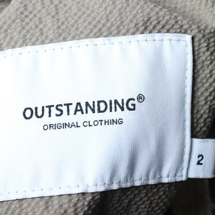 [BUNJANG] Outstanding Training Pants Khaki / (M-L) 아웃스탠딩 트레이닝복 바지 카키 밴딩 여름용 시원-2558