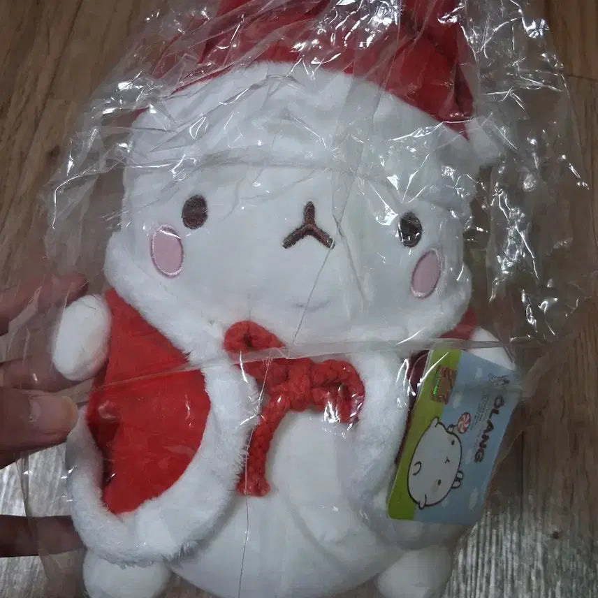 [BUNJANG] Molang Santa Plush Doll / 산타몰랑이 인형