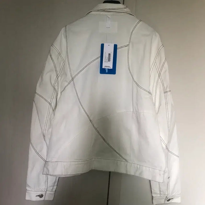 [BUNJANG] Nomanyual Stitched Work Jacket Off White L / 노매뉴얼 스티치드 워크자켓 OFF WHITE 색상 L 새상품