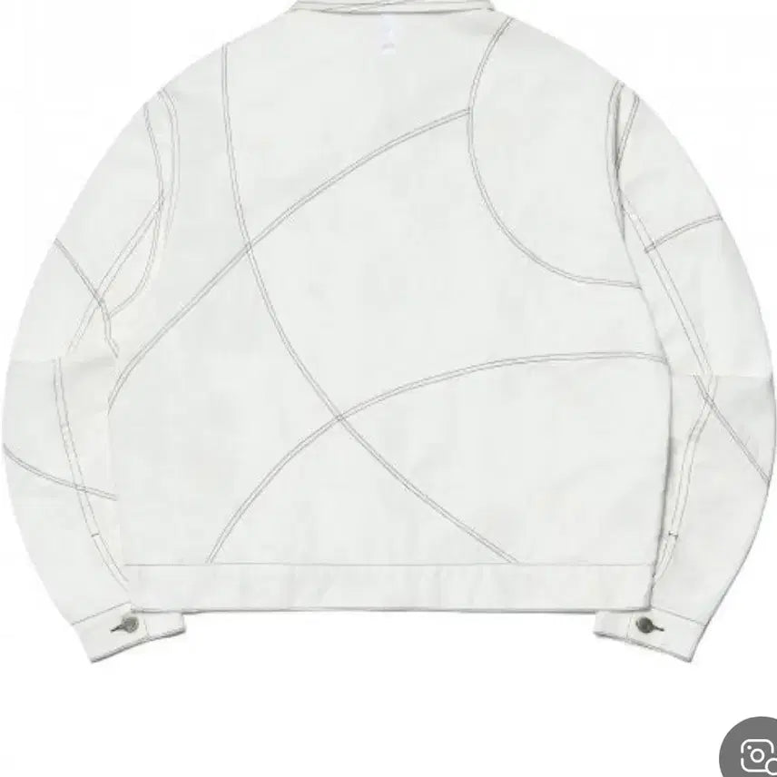 [BUNJANG] Nomanyual Stitched Work Jacket Off White L / 노매뉴얼 스티치드 워크자켓 OFF WHITE 색상 L 새상품