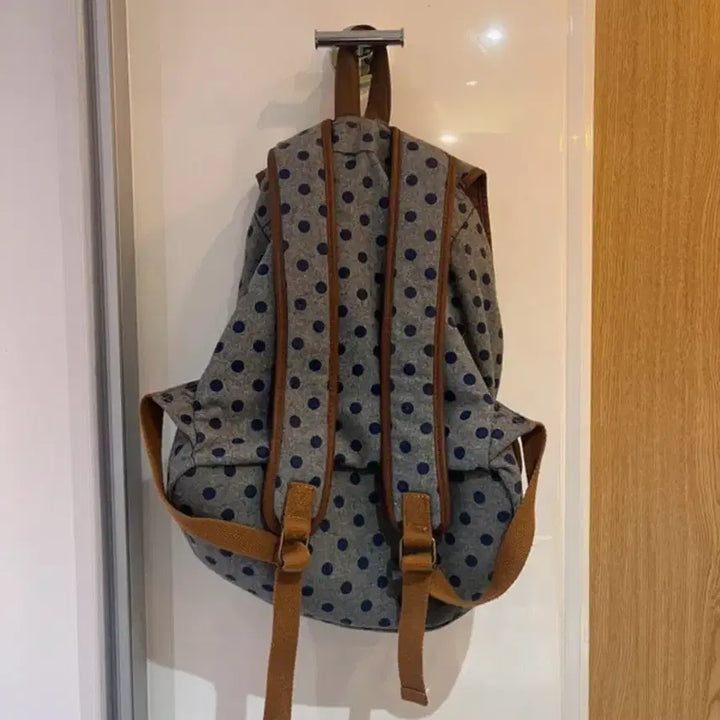 [BUNJANG] Vintage Polka Dot Backpack / 일본 빈티지 땡땡이 무늬 백팩