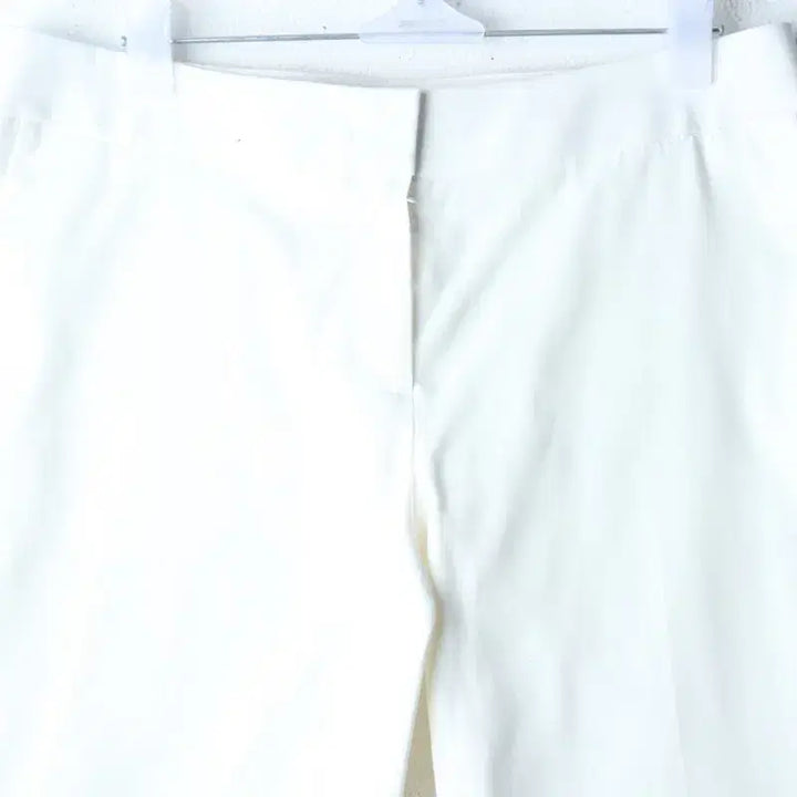 [BUNJANG] W(L) Duel Slacks Lightweight Pants White / W(L) 듀엘 슬랙스 경량 바지 화이트 무지 일자핏-2561