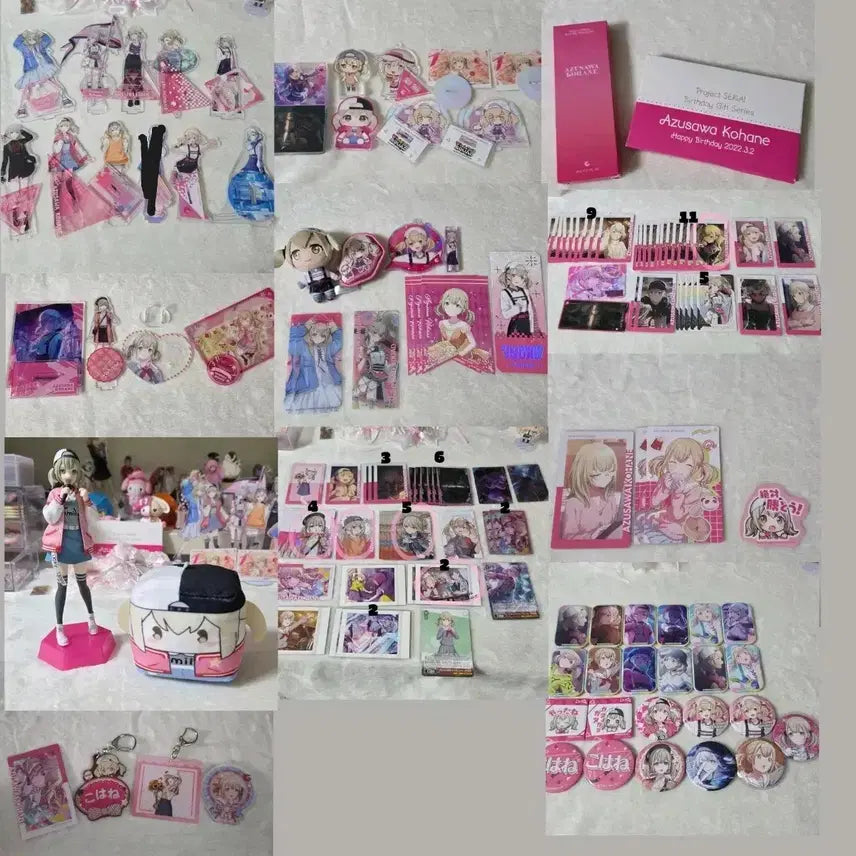 [BUNJANG] Project Sekai Azusawa Kohane Goods Bundle Set / 일괄 판매 | 프세카 아즈사와 코하네 굿즈 판매합니다!!