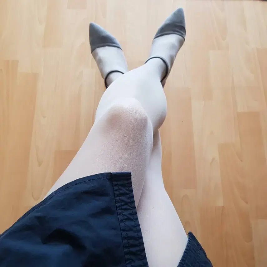 [BUNJANG] Strap High Heels &amp; Stockings (250 Size) / 스트렙 하이힐 250사이즈&amp;스타킹