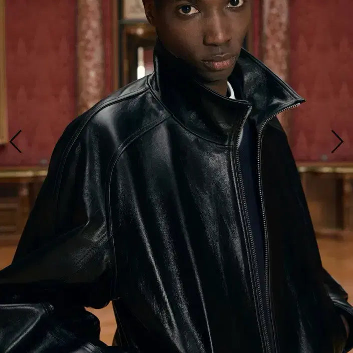 [BUNJANG] STU 26 Lambskin Leather Jacket L / STU 26 램스킨 레더 자켓 L 새상품