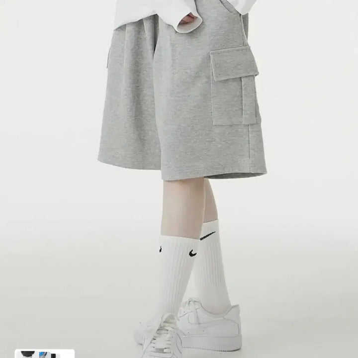 [BUNJANG] Urbanage Cargo Bermuda Shorts Grey L / 어반에이지 카고 버뮤다팬츠 그레이 L
