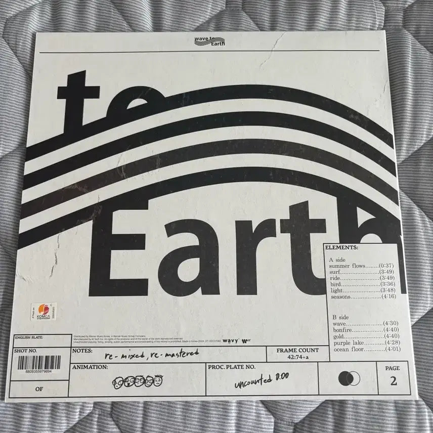 [SOLD OUT] 개봉,청음0회 ) 웨이브투어스 uncounted 0.00 LP 판매