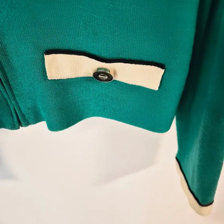 [BUNJANG] St. John Collection Zip Knit Jacket / [정품] 센존(St. John) 컬렉션 지퍼 니트 자켓 (사이즈 4)