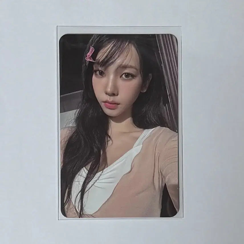 [BUNJANG] aespa Karina PARALLEL LINE Soundcheck Photocard / 에스파 카리나 사첵 포카