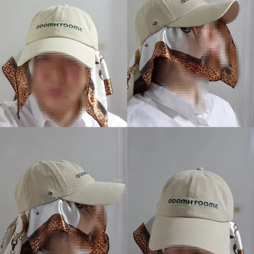 [BUNJANG] Smoothmood Beige Logo Ball Cap / 베이지 스무드무드  로고 볼캡 모자