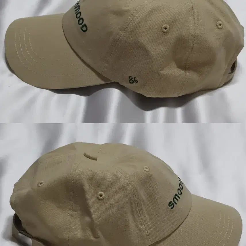 [BUNJANG] Smoothmood Beige Logo Ball Cap / 베이지 스무드무드  로고 볼캡 모자