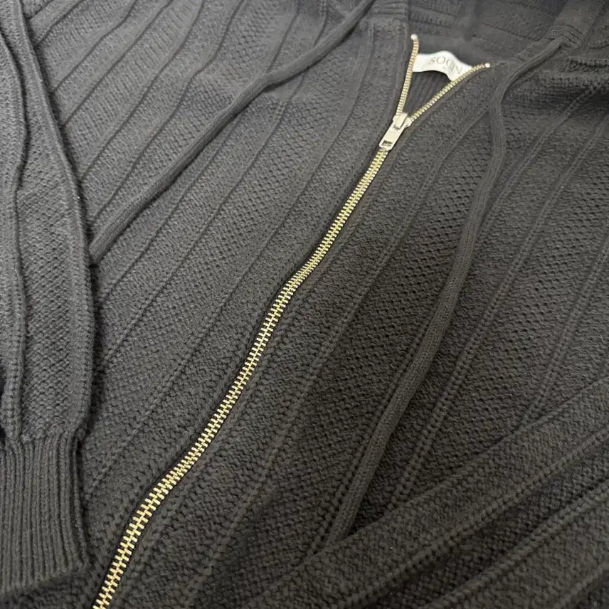[BUNJANG] Knit Hooded Zip-Up / 니트 후드집업 판매