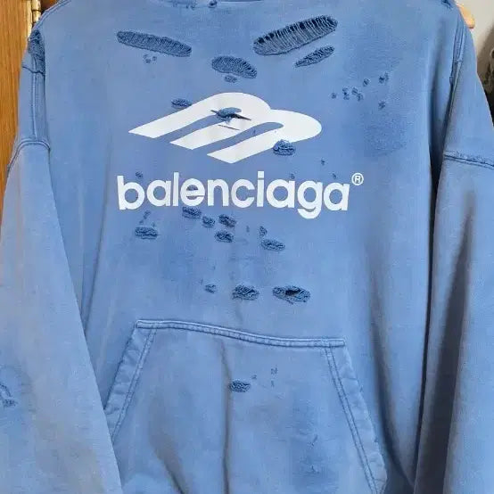 [BUNJANG] Balenciaga Washed Hoodie / 발렌시아가 후드