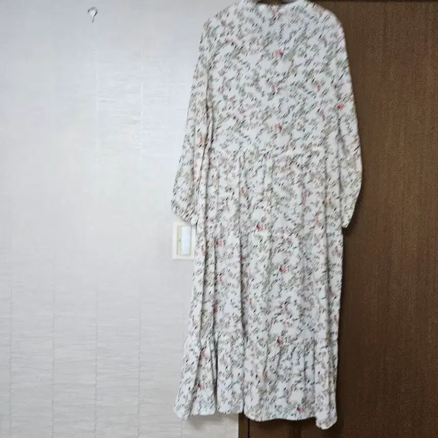 [BUNJANG] Floral Chiffon Long Dress / 플라워 롱 원피스 꽃무늬 쉬폰