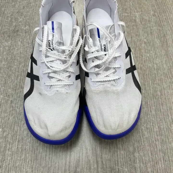 [BUNJANG] Asics Metaspeed Ray White/Cobalt Burst Running Shoes / 아식스 메타스피드 레이 화이트/코발트 버스트