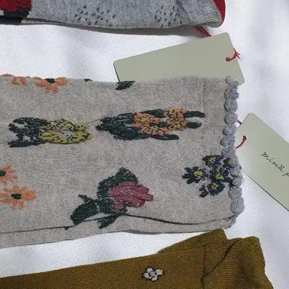 [BUNJANG] mina perhonen Flower Pattern Socks / 겨자 플라워 꽃패턴 mina perhonen 미나 페르호넨 양말 삭스