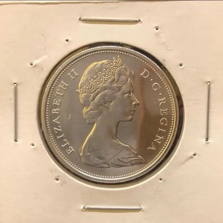 [BUNJANG] 1967 Canada Centennial 50 Cent Silver Coin / 1967년 캐나다 100주년 기념50센트 은화