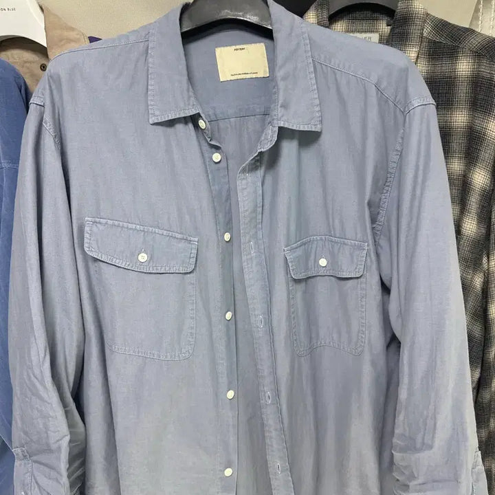 [SOLD OUT] 포터리 오버사이즈포켓셔츠, 샴브레이 반팔셔츠 4사이즈 일괄