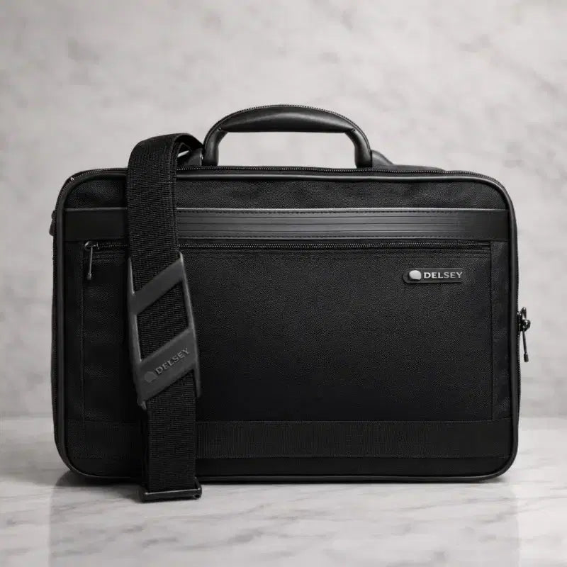 [BUNJANG] DELSEY Premium Leather Briefcase / 프랑스 프리미엄 캐리어 서류가방