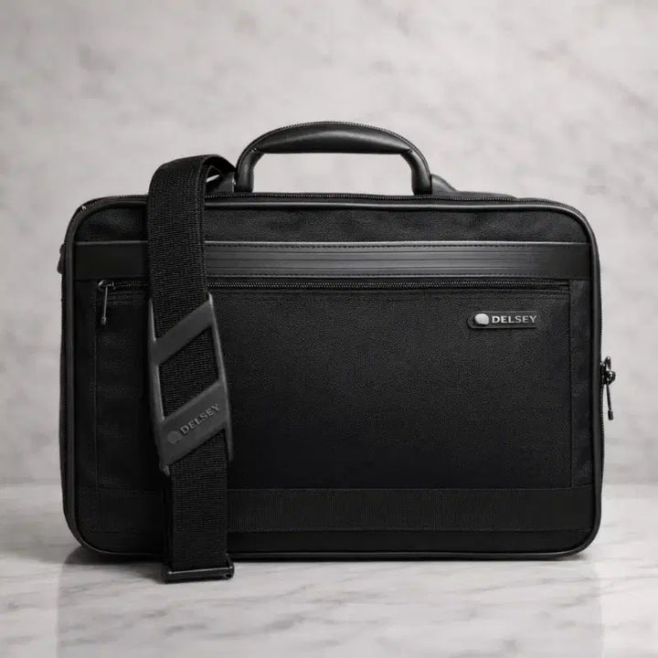 [BUNJANG] DELSEY Premium Leather Briefcase / 프랑스 프리미엄 캐리어 서류가방