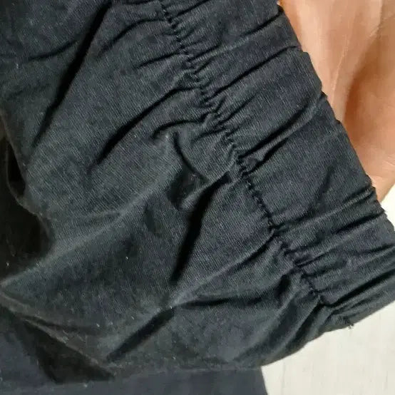[BUNJANG] Basurak Black 10-Part Spandex Pants / 바스락 10부스판바지