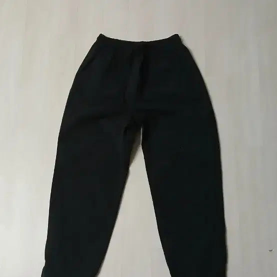 [BUNJANG] Basurak Black 10-Part Spandex Pants / 바스락 10부스판바지