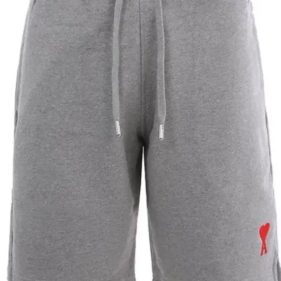 [BUNJANG] AMI Small Heart Logo Shorts Gray XL / 정품 아미 스몰 하트 로고 반바지 그레이 XL 무료배송