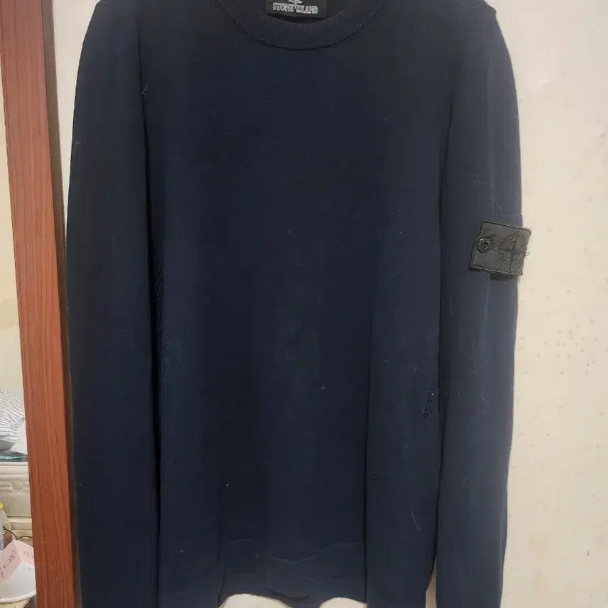 [BUNJANG] Stone Island Ghost Piece Knit Sweatshirt / 스톤아일랜드 고스트피스 니트 맨투맨