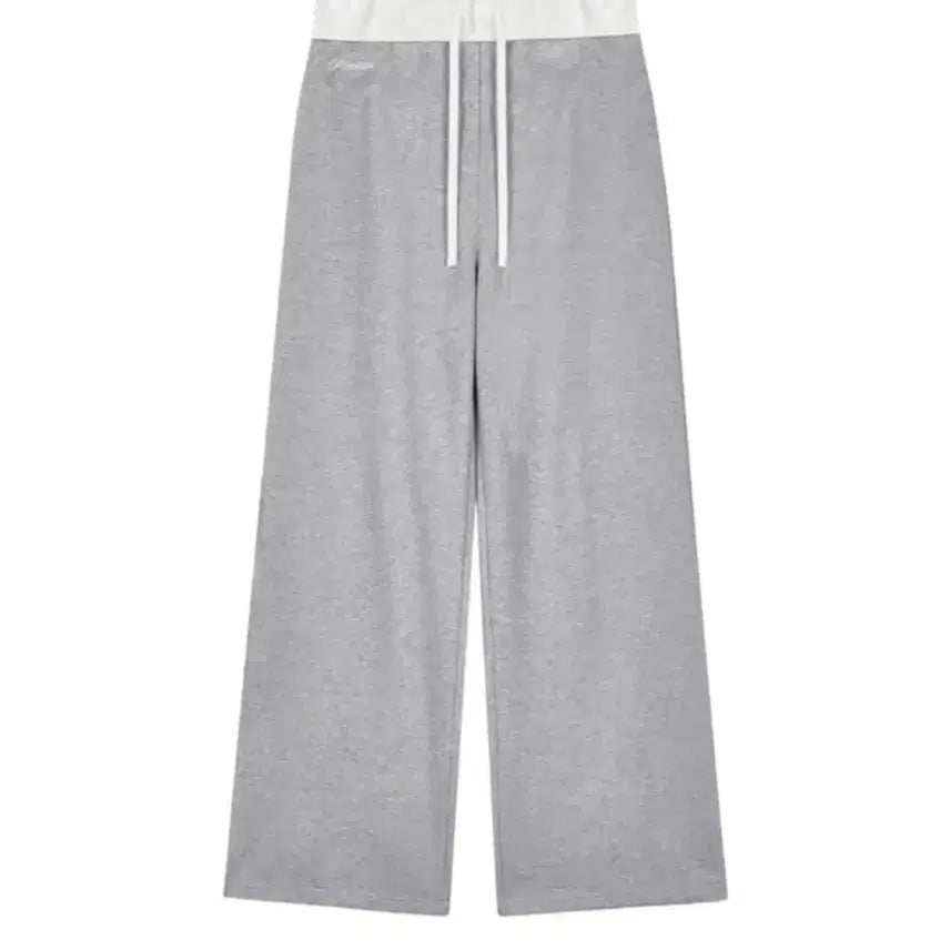 [BUNJANG] Kleesier Basic Logo Straight Pants / 클리시어 Basic logo string straight pants