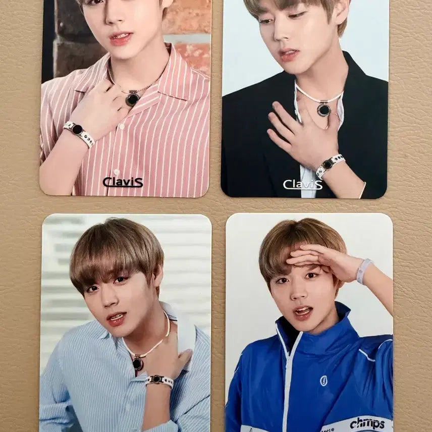 [BUNJANG] Park Jihoon Clavis POB Photocard Set / 박지훈 클라비스(광고) 특전포카 4종